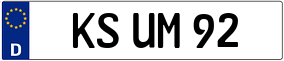 Truck License Plate